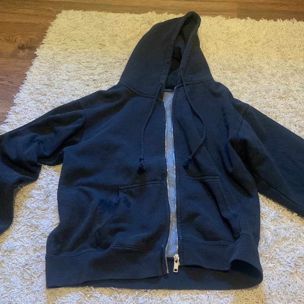 Brandy Melville Black Christy Hoodie (Regular Fit)